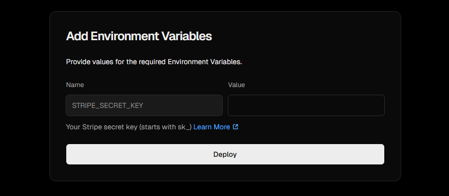 Vercel deployment