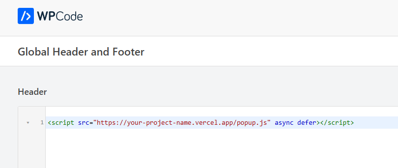 WordPress insert headers and footers